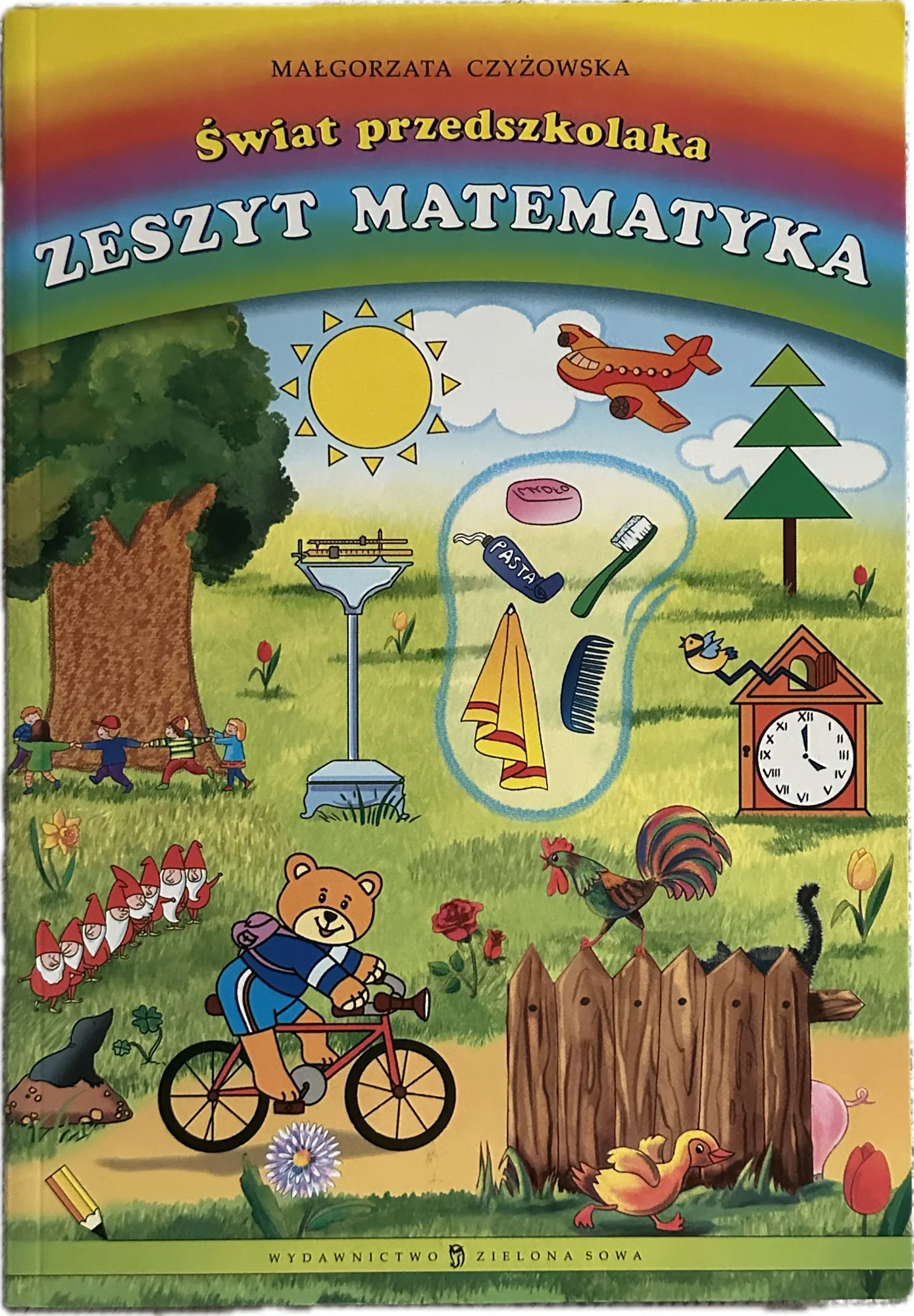 Okładka: Świat przedszkolaka zeszyt matematyka ćwiczenia matematyczne 4 5 lat