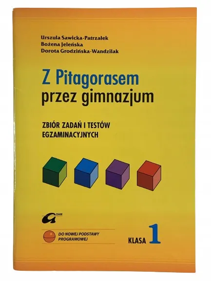 Okładka: MATEMATYKA z PITAGORASEM KLASA 1 GIM 7 SPRAWDZIANY
