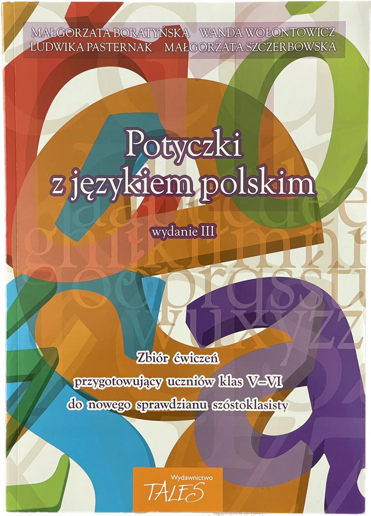 Okładka: Potyczki z językiem polskim sprawdziany testy klasa 5 6