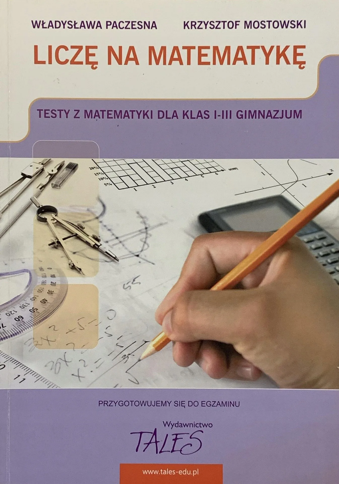 Okładka: Matematyka GIMNAZJUM TESTY sprawdziany klasa 7 8