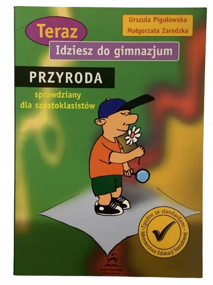 Okładka: SPRAWDZIANY 6 KLASISTY SZÓSTOKLASISTY BIOLOGIA