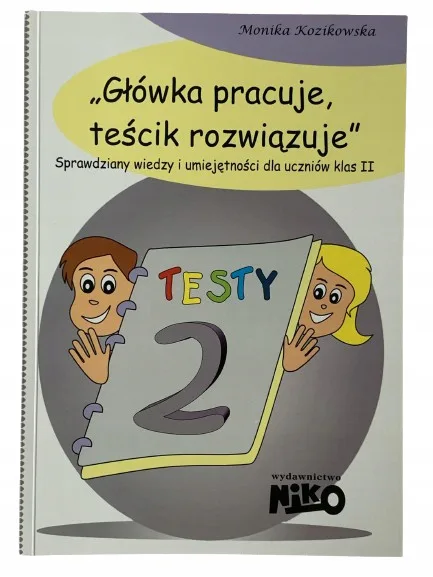 Okładka: drugoteścik klasa 2 TEST sprawdzian egzamin KOMPETENCJI na koniec roku