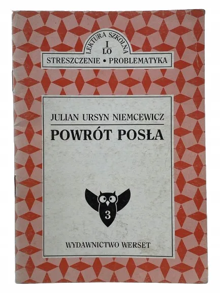Okładka: Powrót posła Niemcewicz streszczenie opracowanie