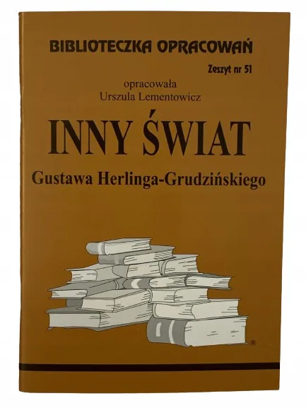 Okładka: INNY ŚWIAT streszczenie opracowanie omówienie lektury ŚCIĄGA BRYK