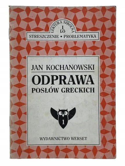 Okładka: Odprawa posłów greckich streszczenie opracowanie