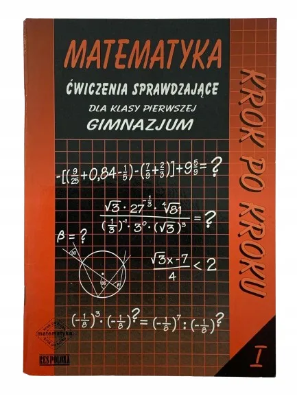 Okładka: MATEMATYKA klasa 6 7 ćwiczenia zadania zeszyt 1g