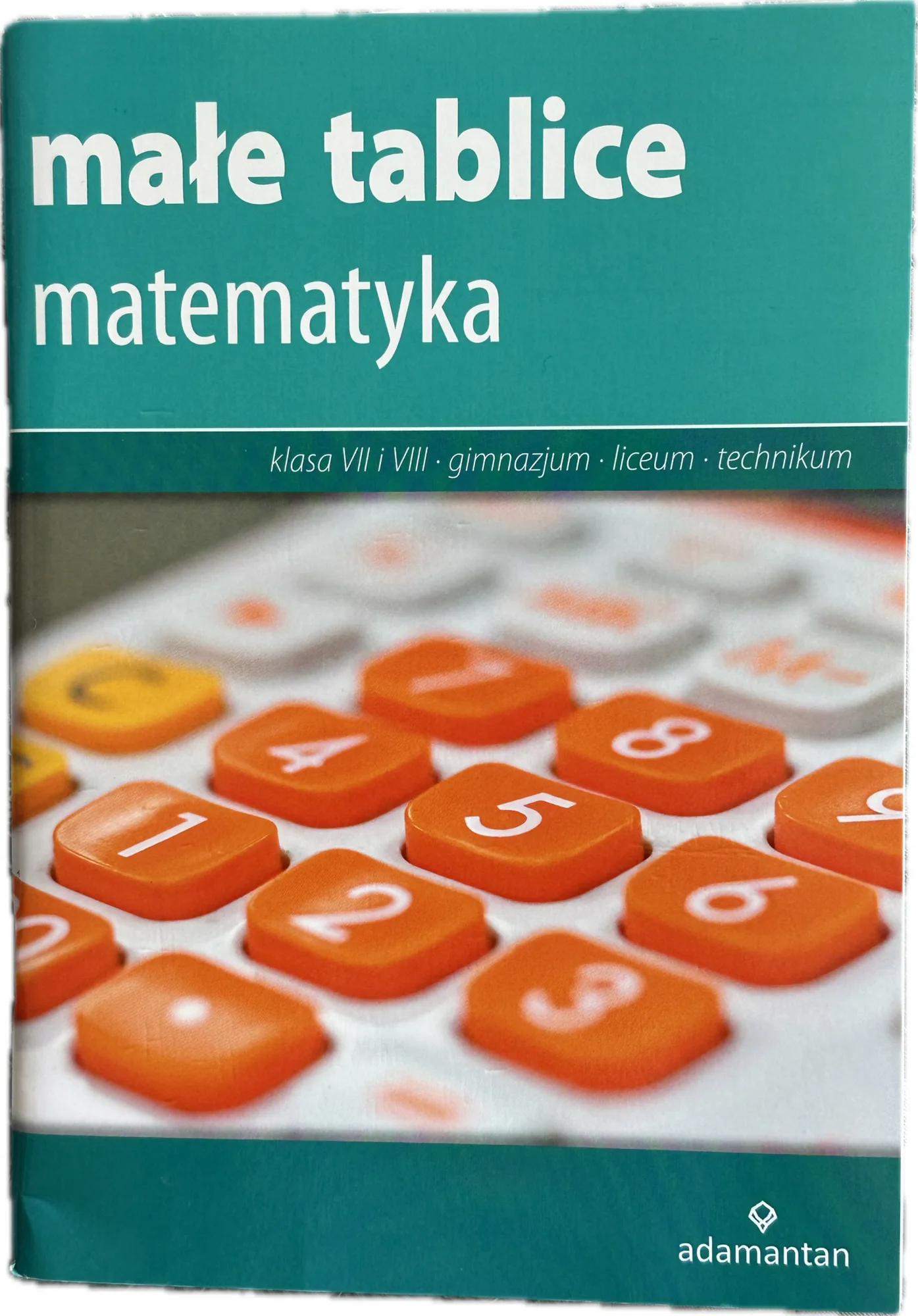 Okładka: MAŁE TABLICE matematyczne matematyka ściąga wzory SP liceum matura