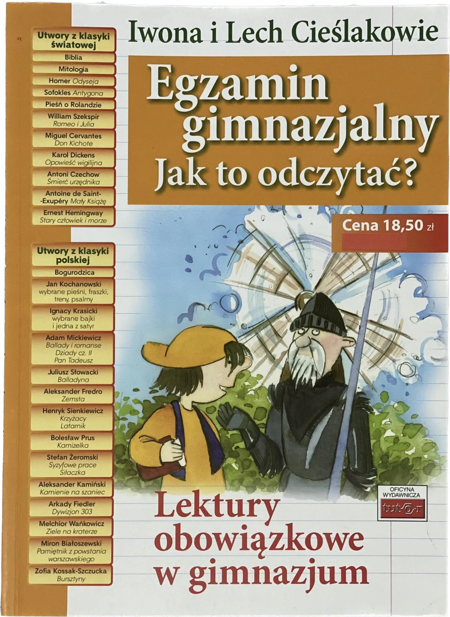 Okładka: EGZAMIN ÓSMOKLASISTY ściąga vademecum opracowania