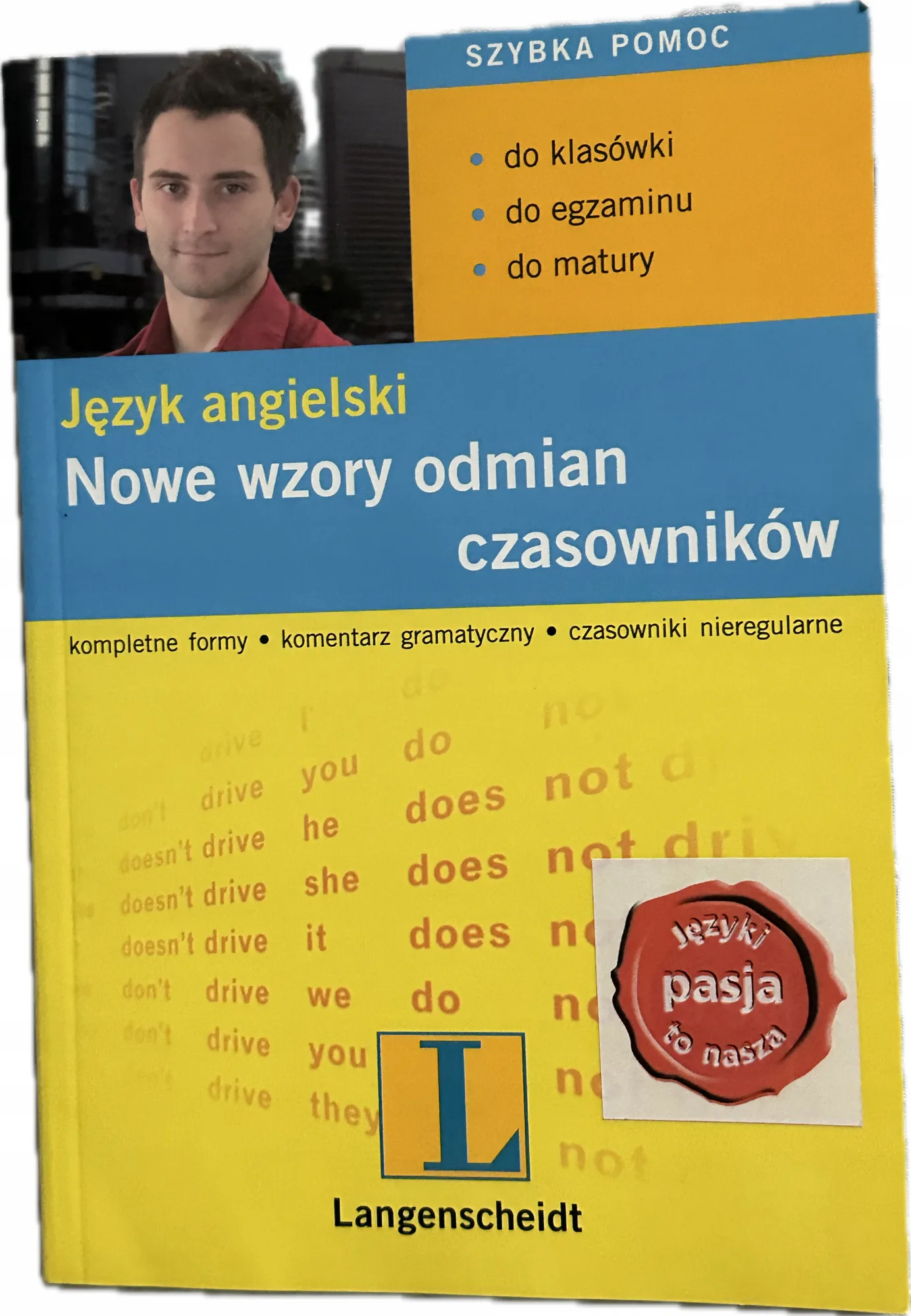 Okładka: Język angielski odmiany czasowników czasowniki