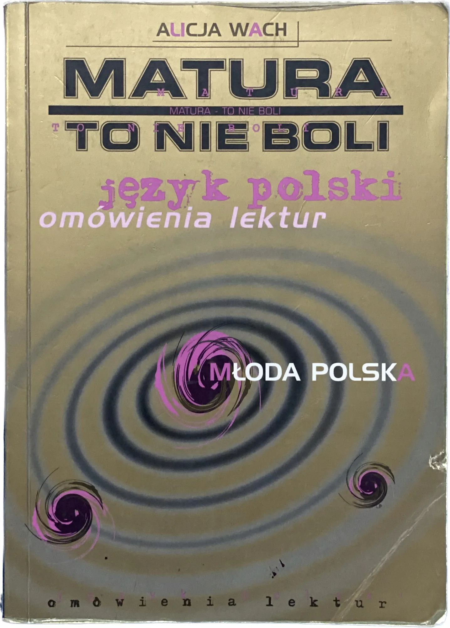 Okładka: Młoda Polska ŚCIĄGA OPRACOWANIA omówienia lektur