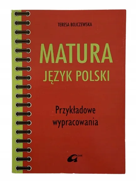 Okładka: WYPRACOWANIA liceum matura język polski ściąga