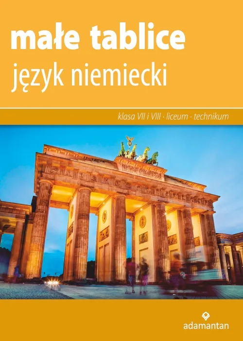 Okładka: Małe tablice Język niemiecki klasa 6 7 8 liceum technikum