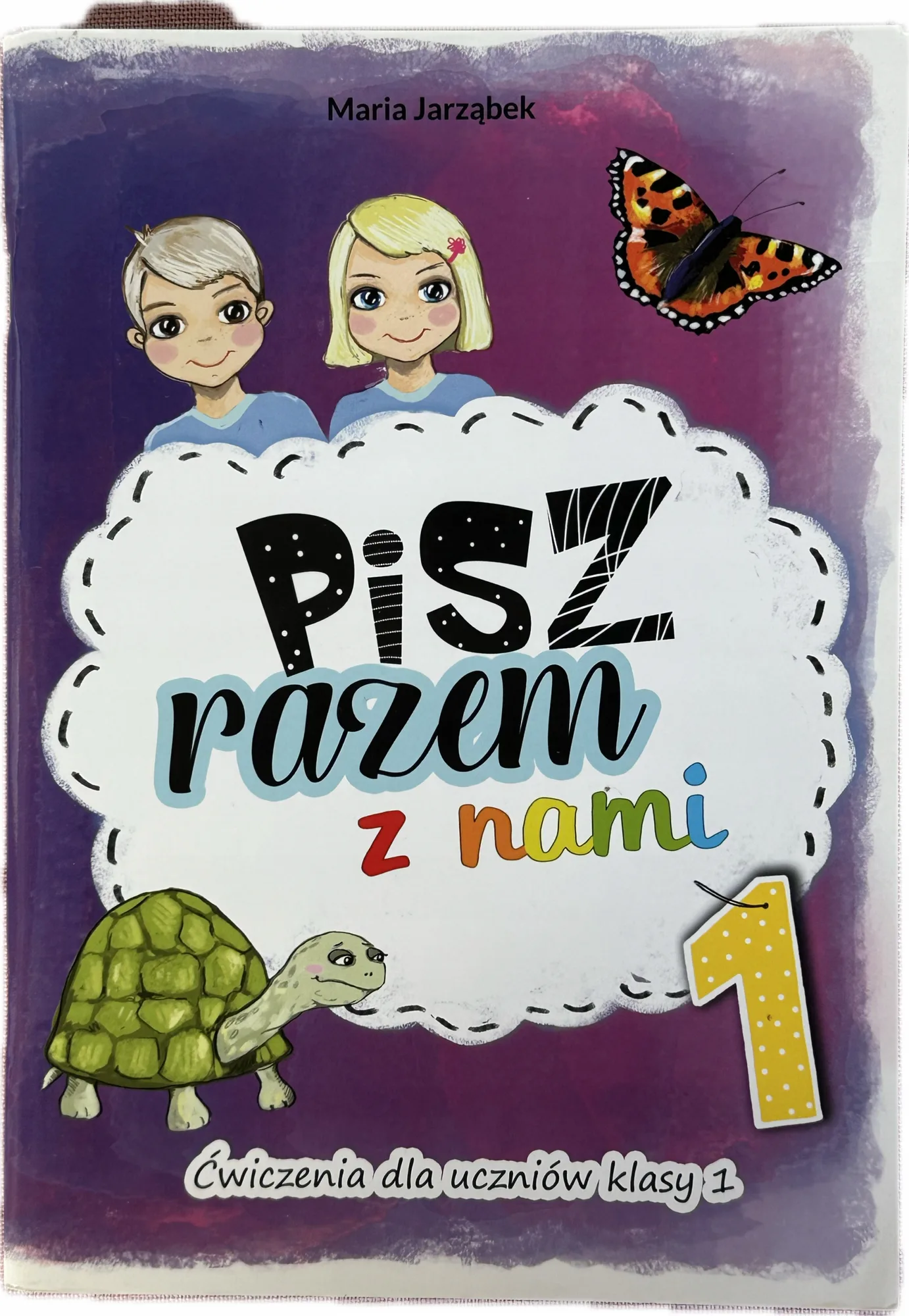 Okładka: Pisz razem z nami klasa 1 ćwiczenia nauka pisania