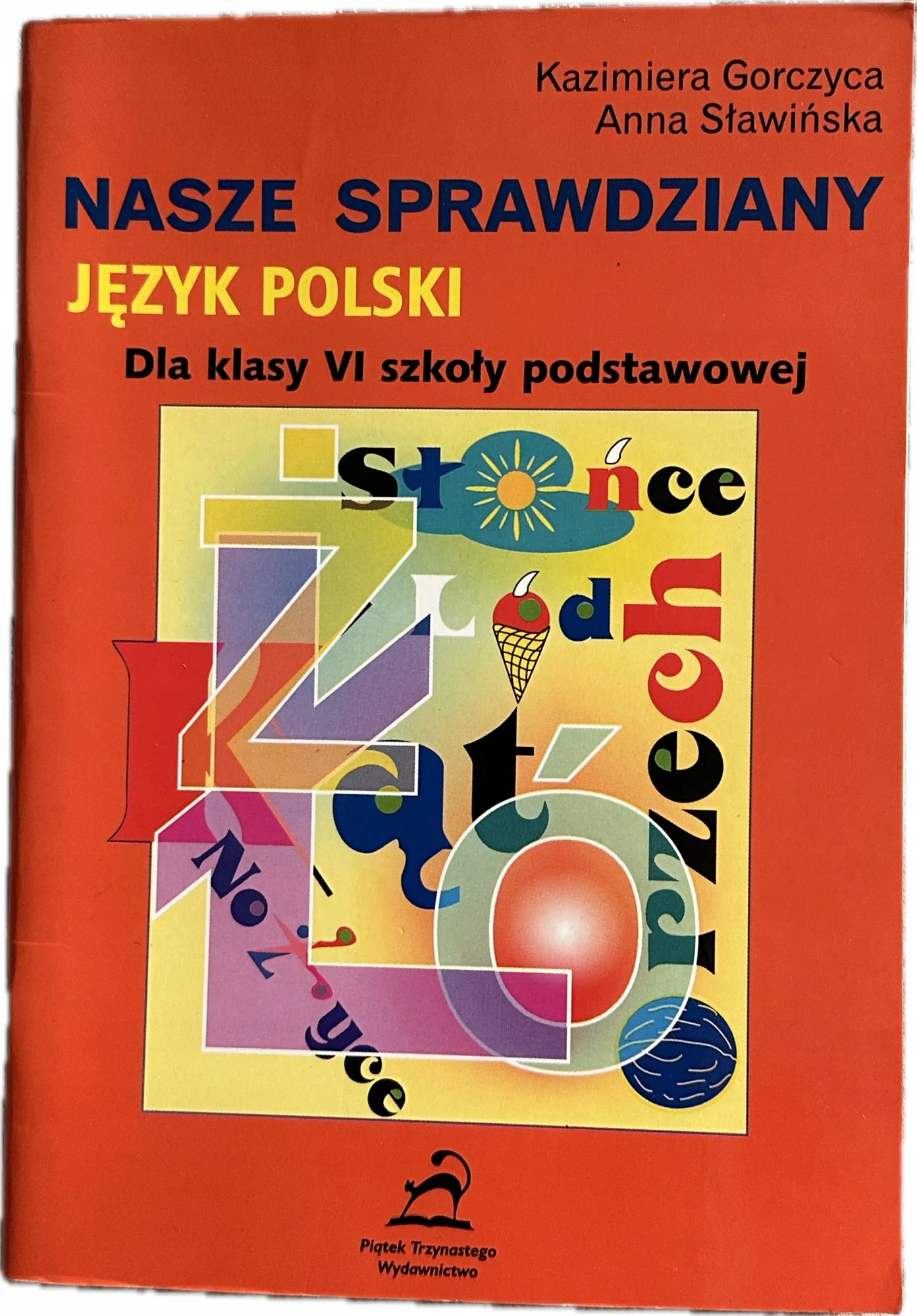 Okładka: Język polski sprawdziany testy ortografia gramatyka klasa 6