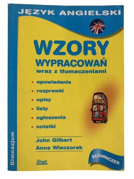 Okładka: wypracowania JĘZYK Angielski klasa 7 8 podstawowa