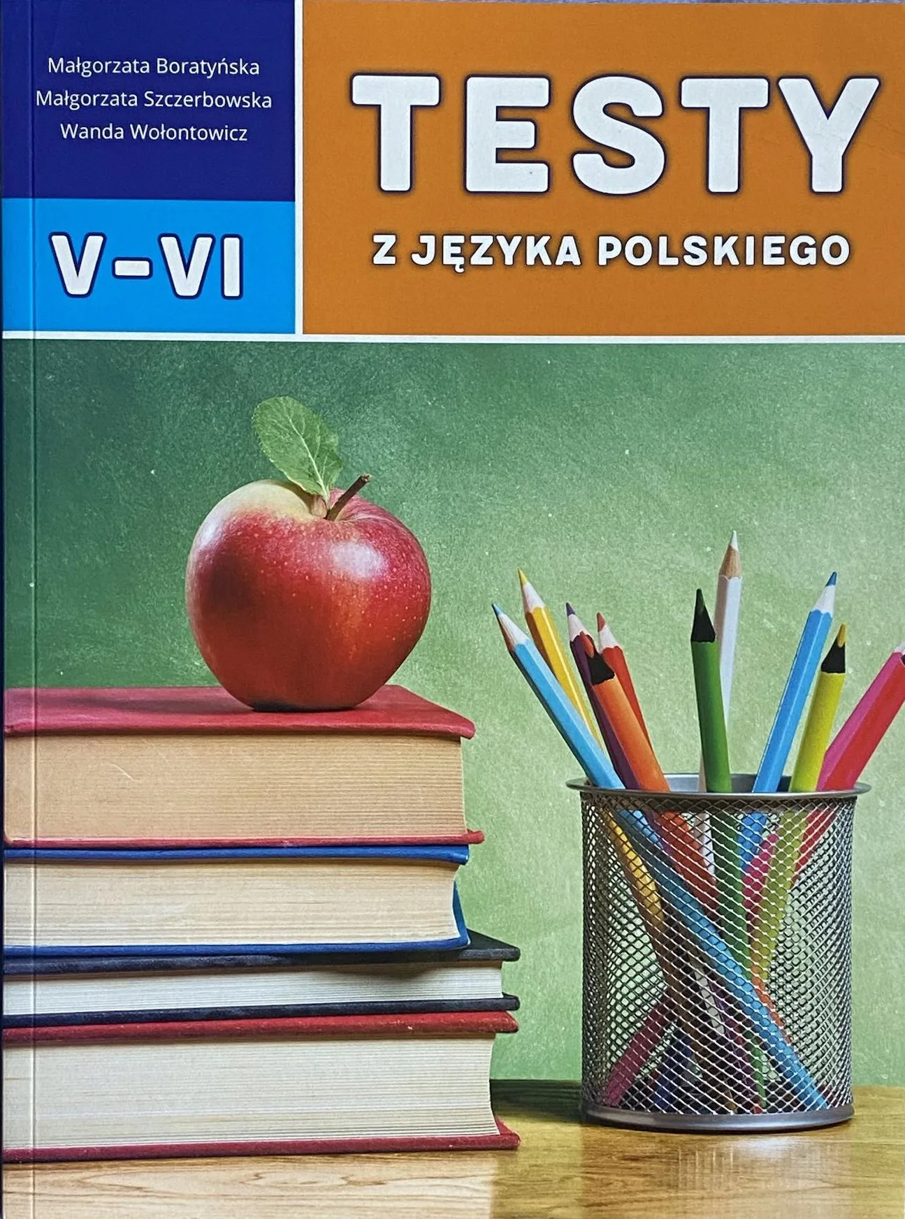 Okładka: język polski testy sprawdziany klasa 5 6 format a4 czysta