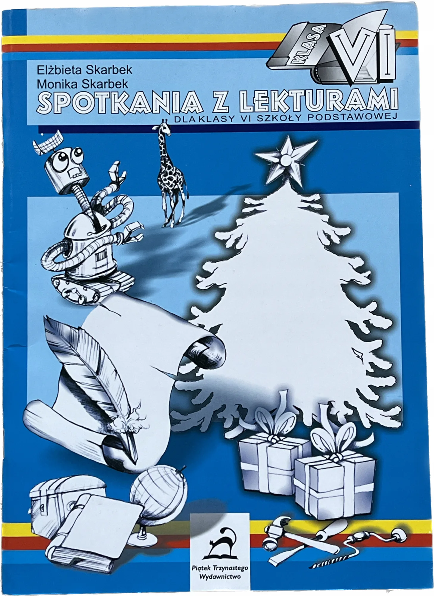 Okładka: KARTY PRACY Z LEKTUR lektury KLasa 6 SPOTKANIA Z LEKTURAMI