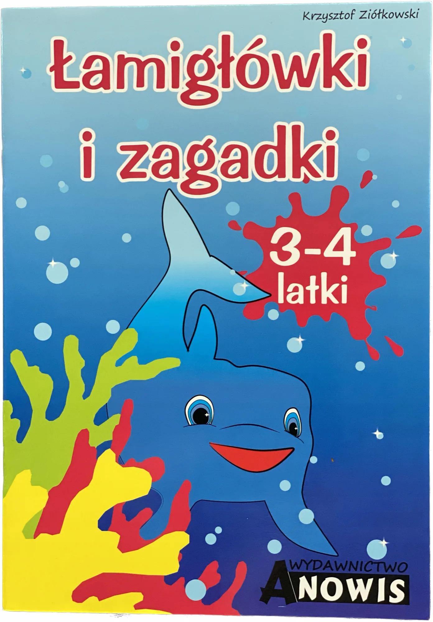 Okładka: Książeczka edukacyjna 3 4 LATA zagadki łamigłówki