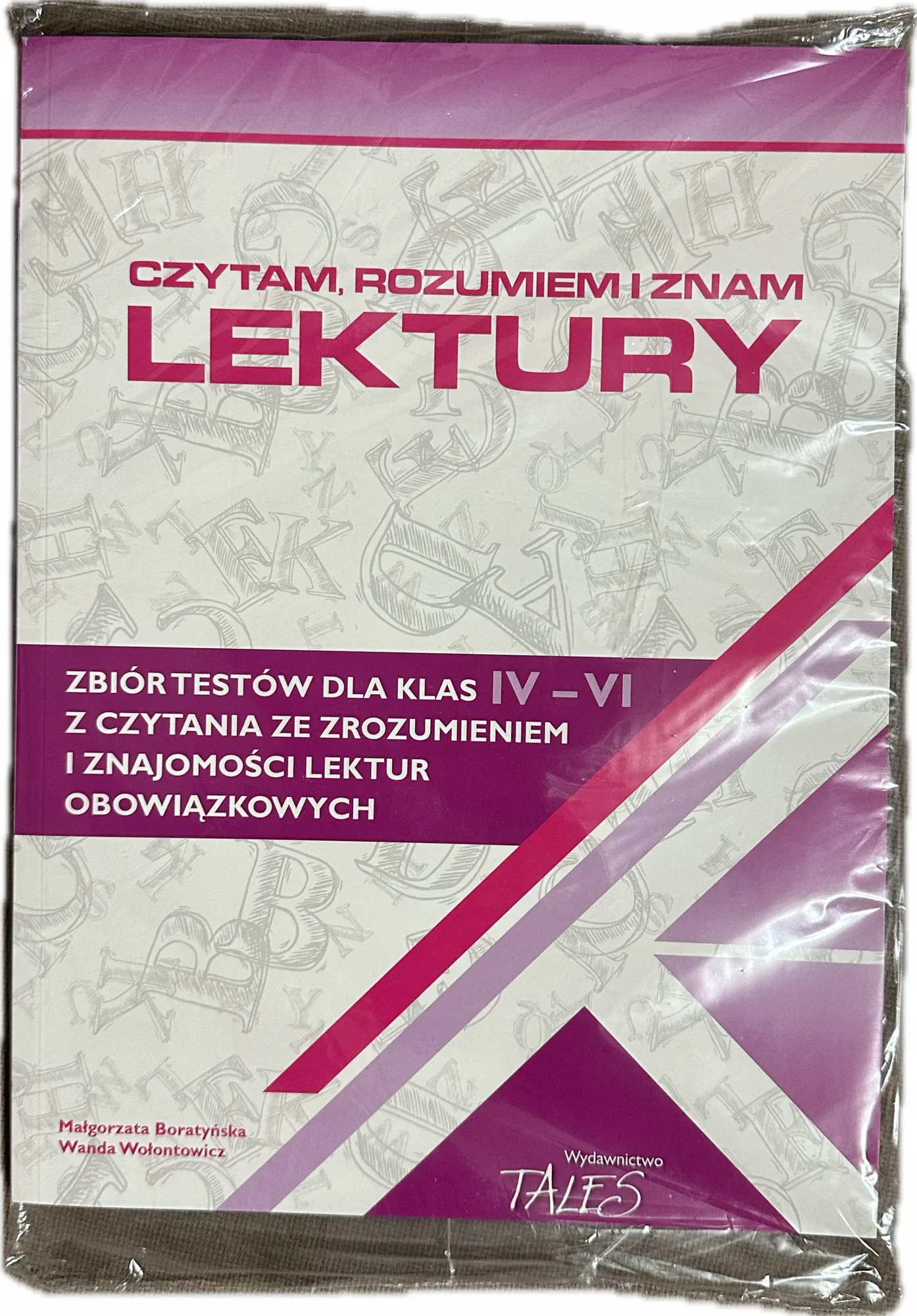 Okładka: testy sprawdziany na czytanie ze zrozumieniem z lektur klasa 4 5 6 LEKTURY