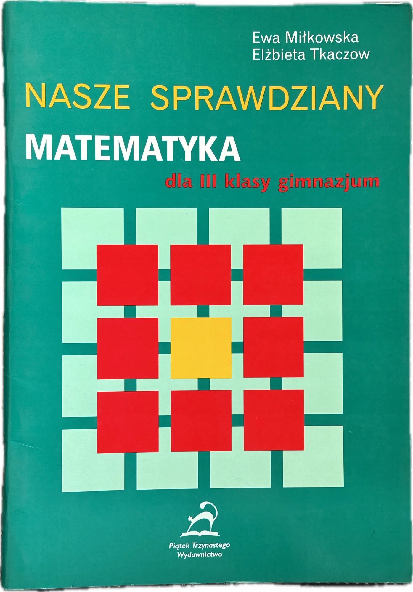 Okładka: Matematyka sprawdziany TESTY KLASA 3 gimnazjum 8