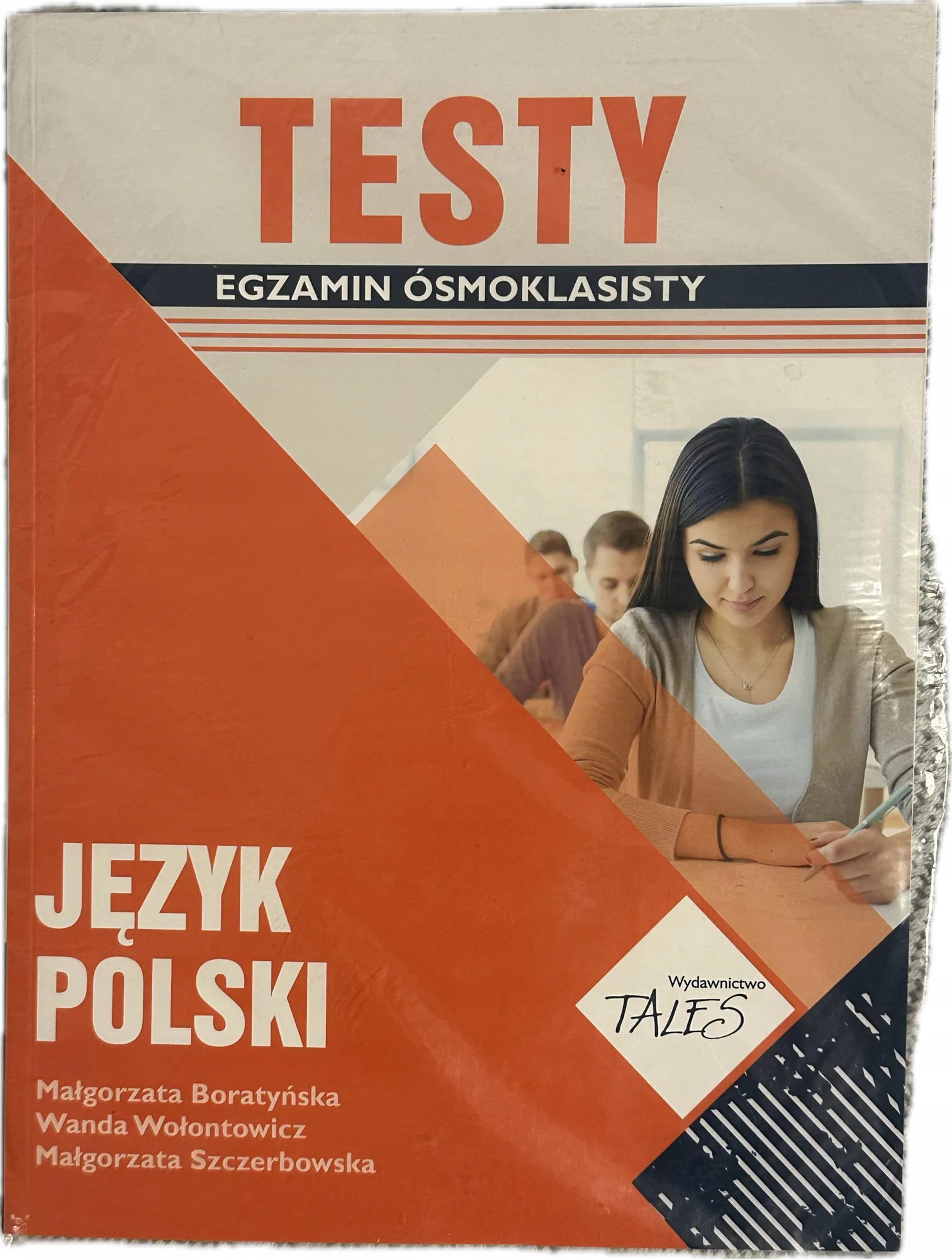 Okładka: Egzamin 8-klasisty ósmoklasisty język polski ARKUSZE klasa 7 8 testy