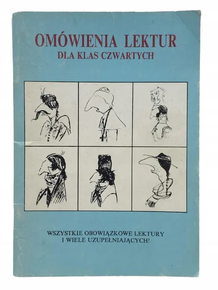 Okładka: OPRACOWANIA LEKTUR streszczenia ściąga klasa 4