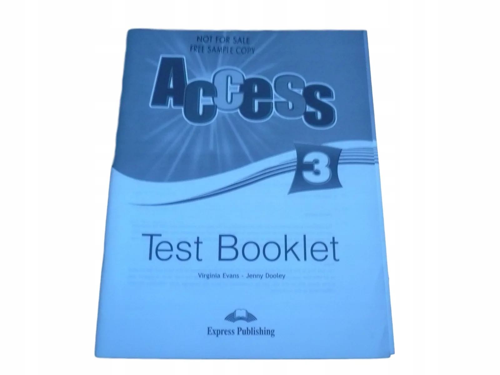 Okładka: ACCESS 3 TEST BOOKLET sprawdziany testy