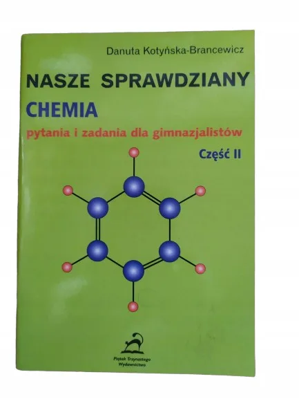 Okładka: CHEMIA gimnazjum SPRAWDZIANY 7 8 pytania zadania