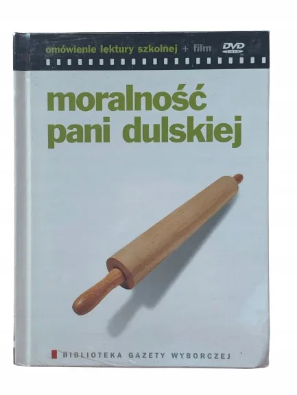 Okładka: MORALNOŚĆ PANI DULSKIEJ OMÓWIENIE LEKTURY + DVD