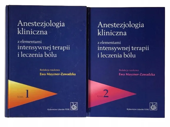 Okładka: Anestezjologia kliniczna Mayzner Zawadzka