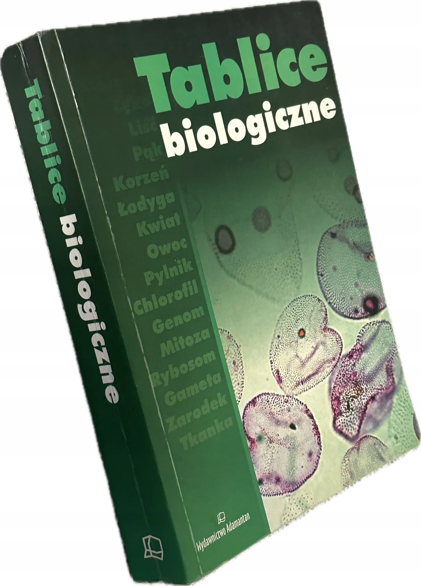Okładka: tablice biologiczne BIOLOGIA LICEUM SZKOŁA ŚREDNIA 487 stron