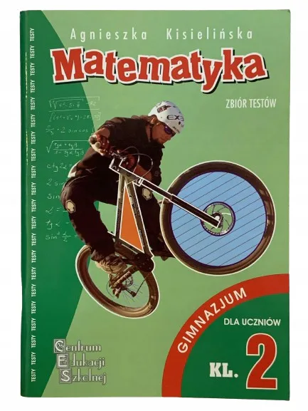 Okładka: Matematyka sprawdziany testy z odp klasa 7 8 2 gim