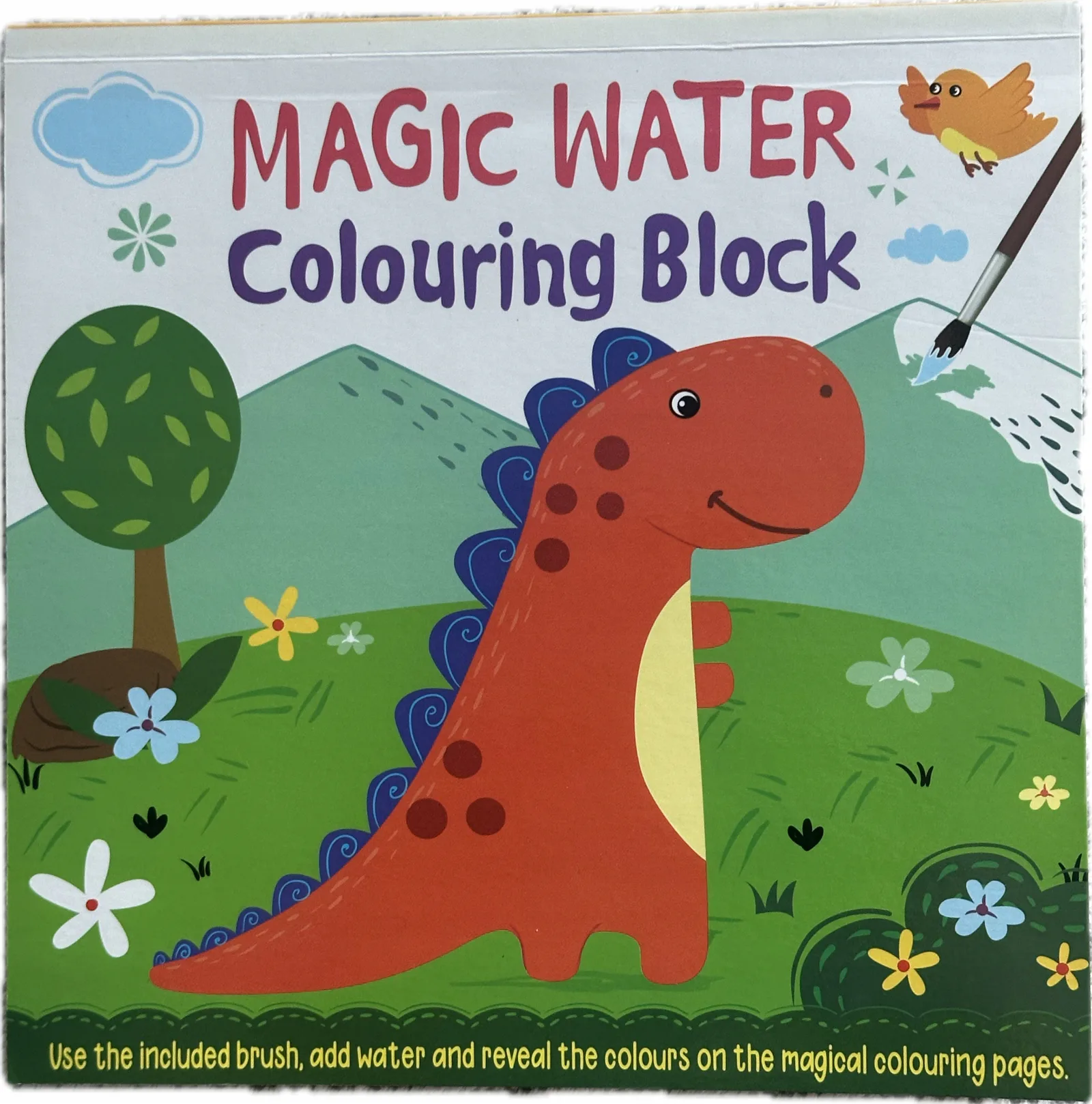 Okładka: kolorowanka BLOK DO MALOWANIA WODĄ Magic water COLOURING BLOCK