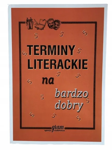 Okładka: Język polski TERMINY LITERACKIE ściąga opracowania