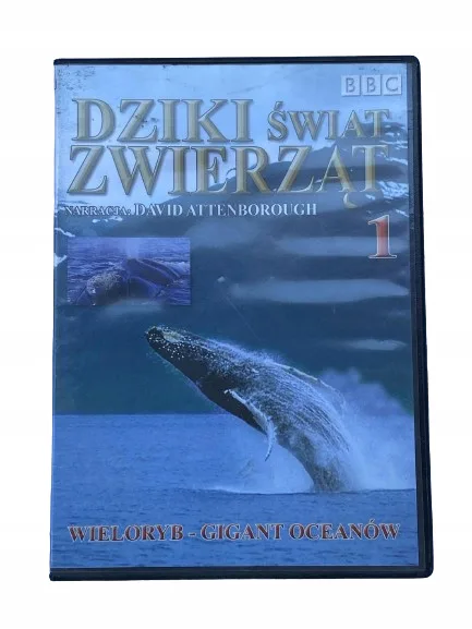 Okładka: Dziki świat zwierząt WIELORYB film dvd płyta BBC