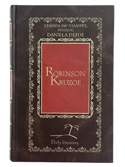 Okładka: ROBINSON KRUZOE lektura skóra DANIEL DEFOE bdb-