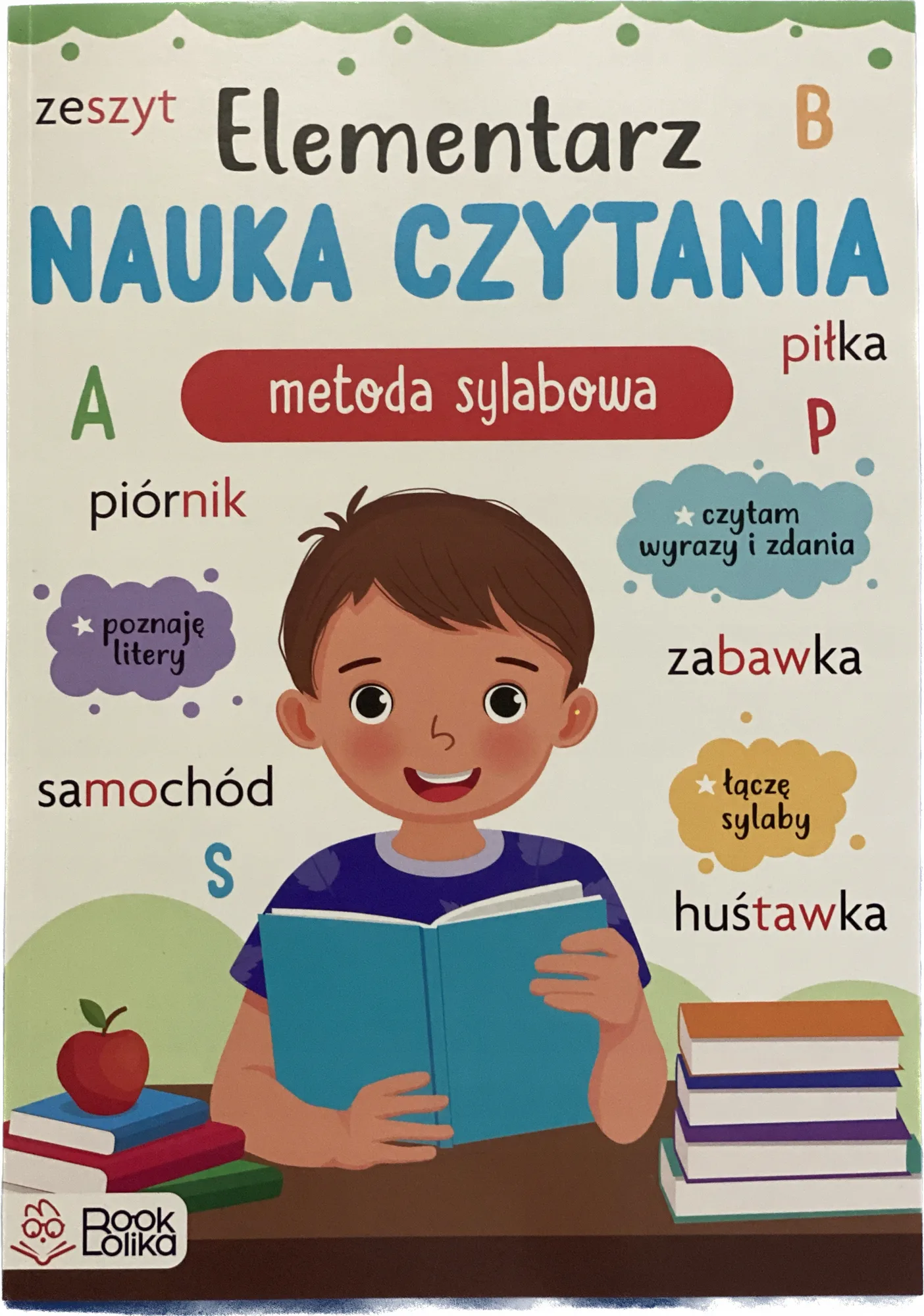 Okładka: Nauka czytania sylabami METODA sylabowa elementarz