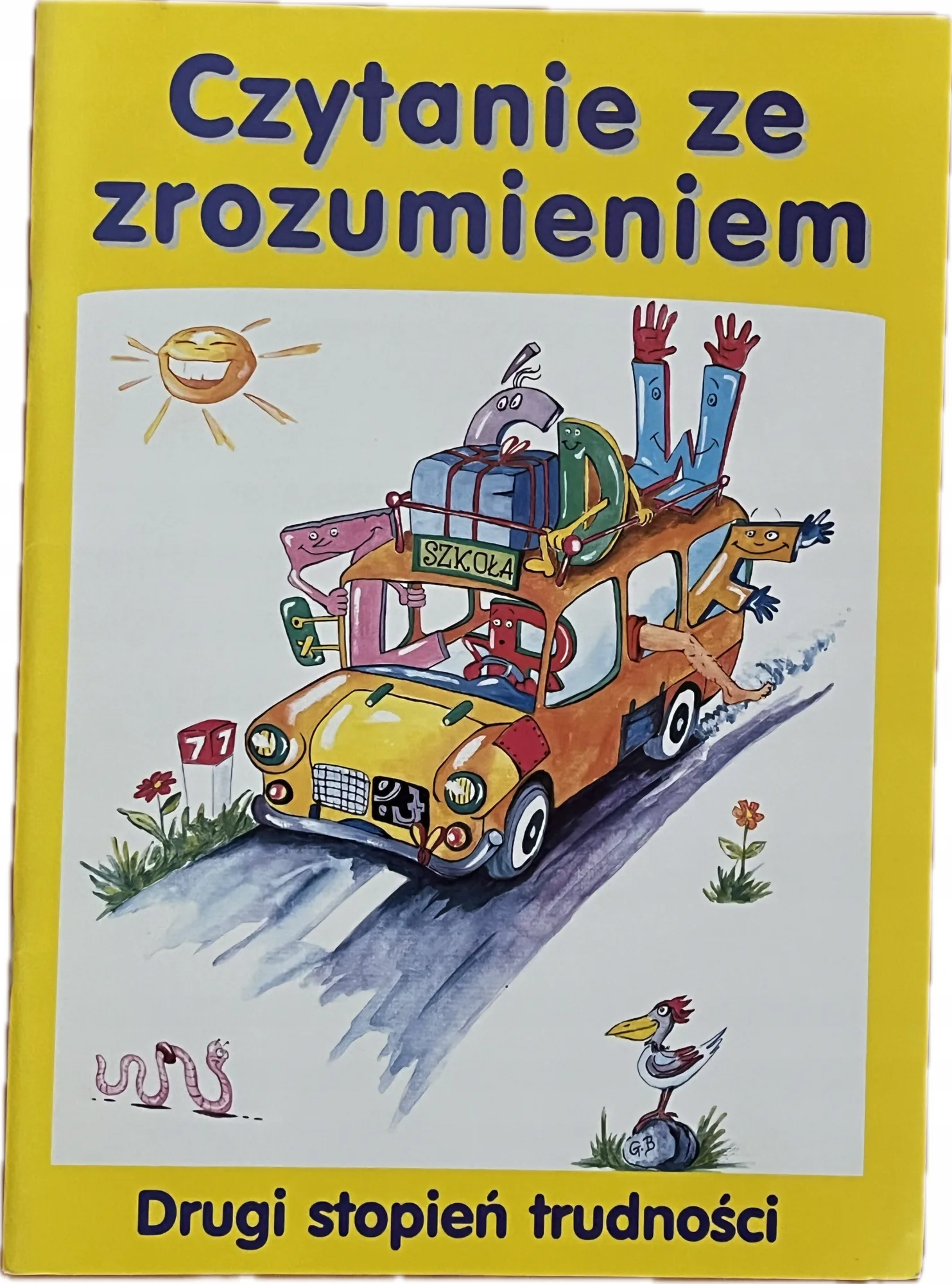 Okładka: Sprawdziany testy karty pracy na CZYTANIE ze zrozumieniem klasa 2