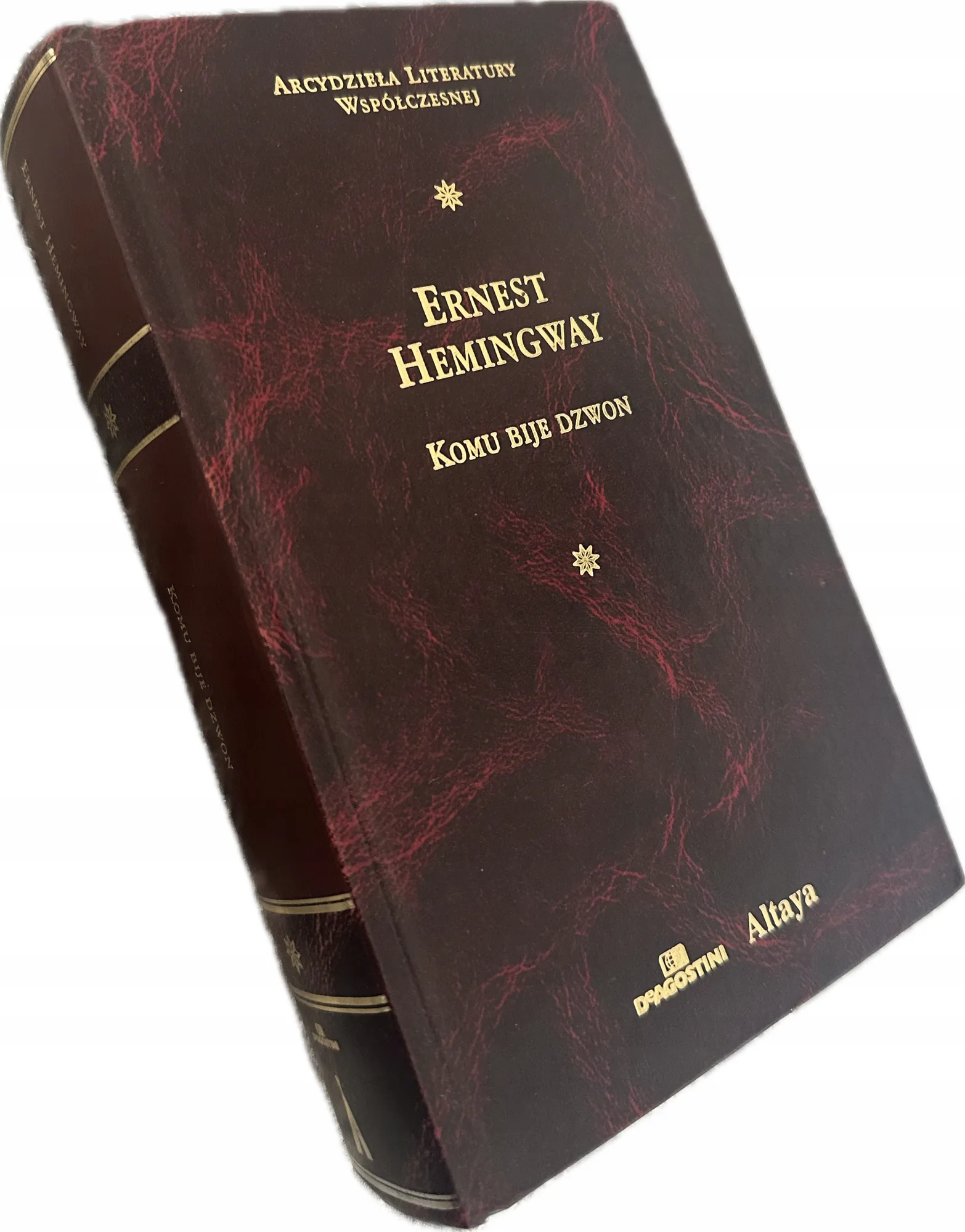 Okładka: Ernest Hemingway Komu bije dzwon Arcydzieła literatury współczesnej bdb-
