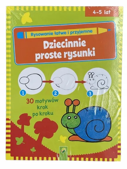 Okładka: NAUKA RYSUNKU KURS RYSOWANIA dla dzieci 4 5 lat