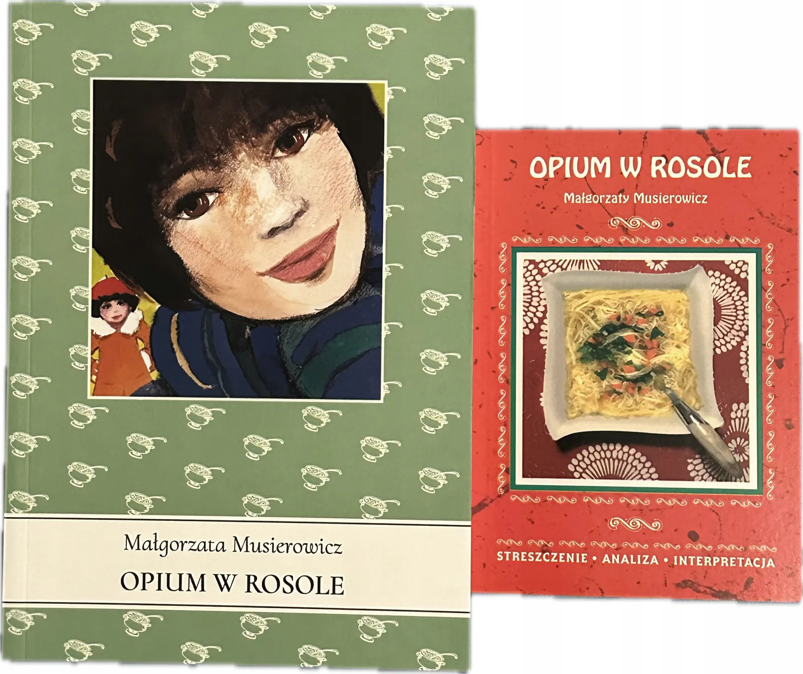Okładka: OPIUM W ROSOLE lektura i opracowanie streszczenie omówienie ściąga