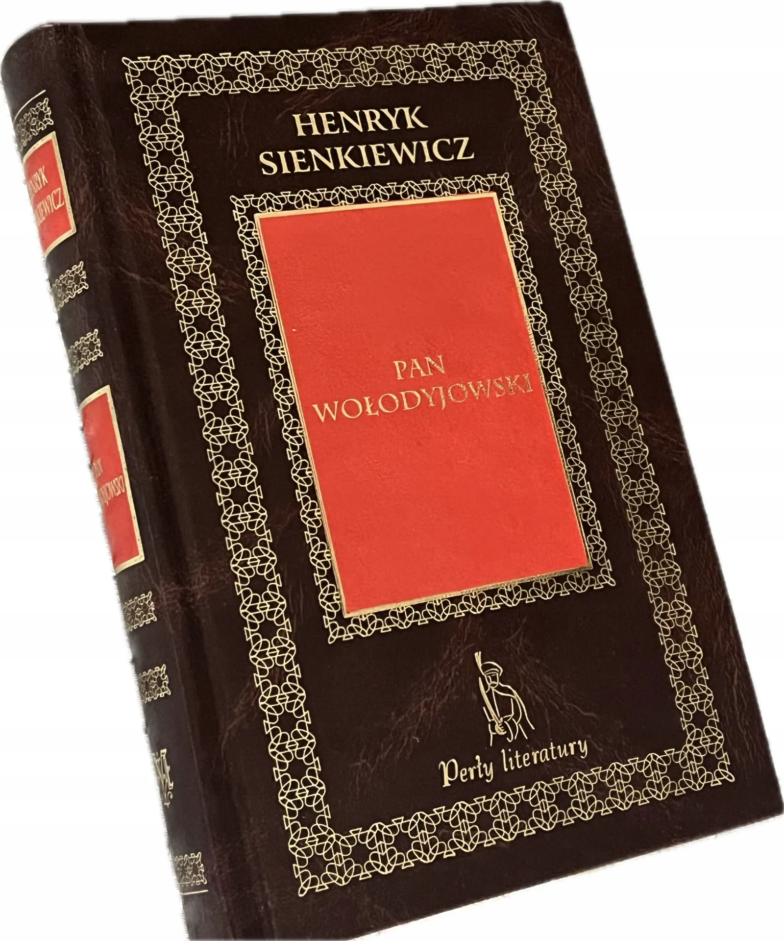 Okładka: Pan Wołodyjowski Henryk Sienkiewicz skóra Perły literatury