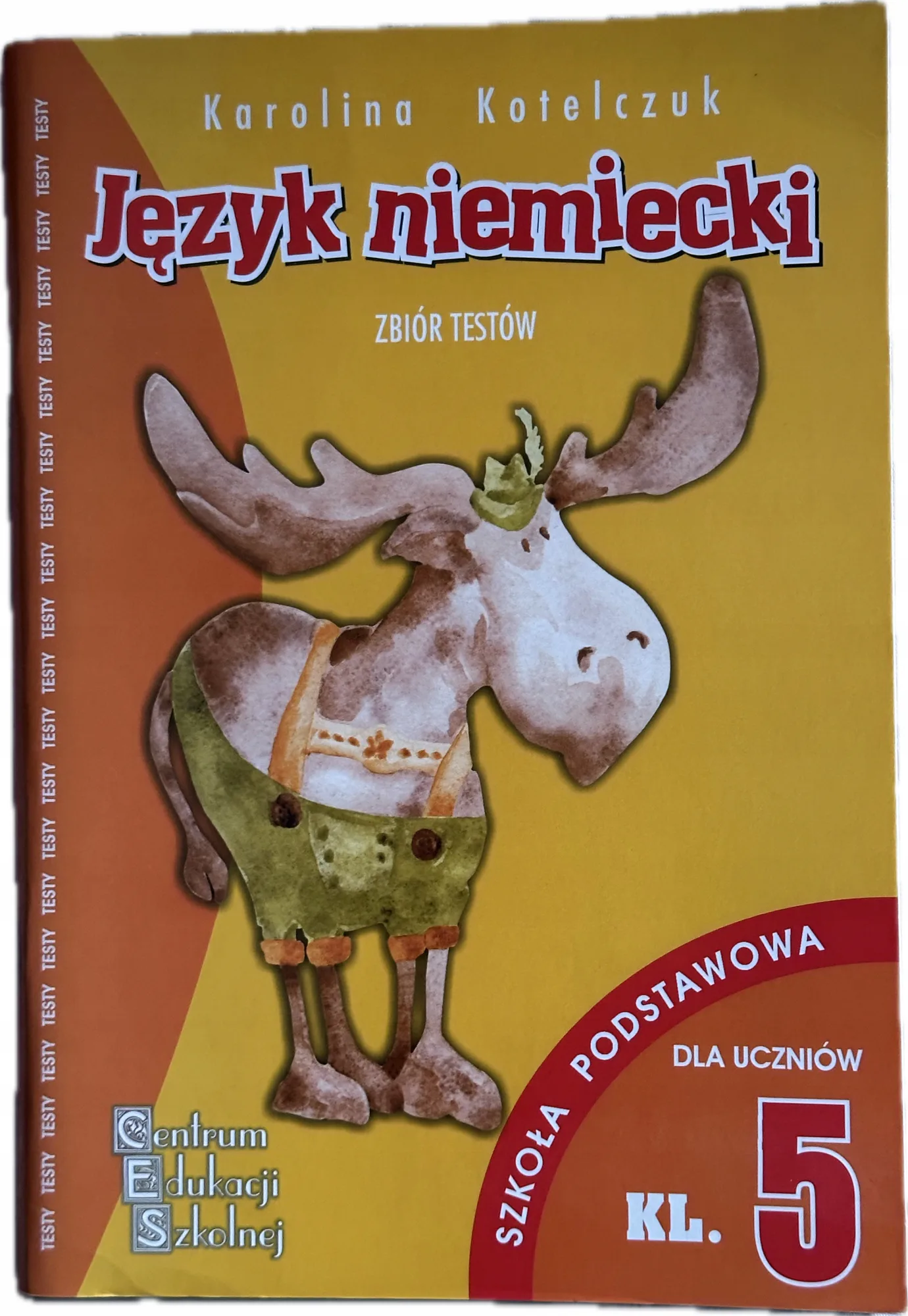 Okładka: Język niemiecki klasa 5 testy z odpowiedziami gramatyka leksyka