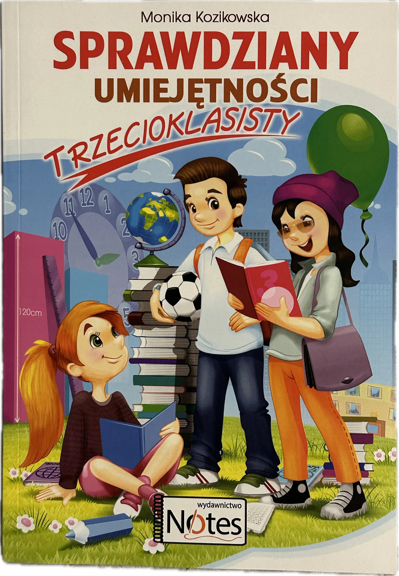 Okładka: klasa 3 TESTY sprawdzian egzamin KOMPETENCJI trzecioklasisty na koniec roku