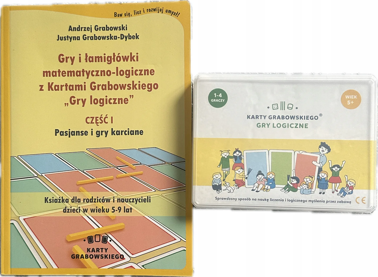 Okładka: Karty GRabowskiego gry łamigłowki matematyczno-logiczne pasjanse gry karcia