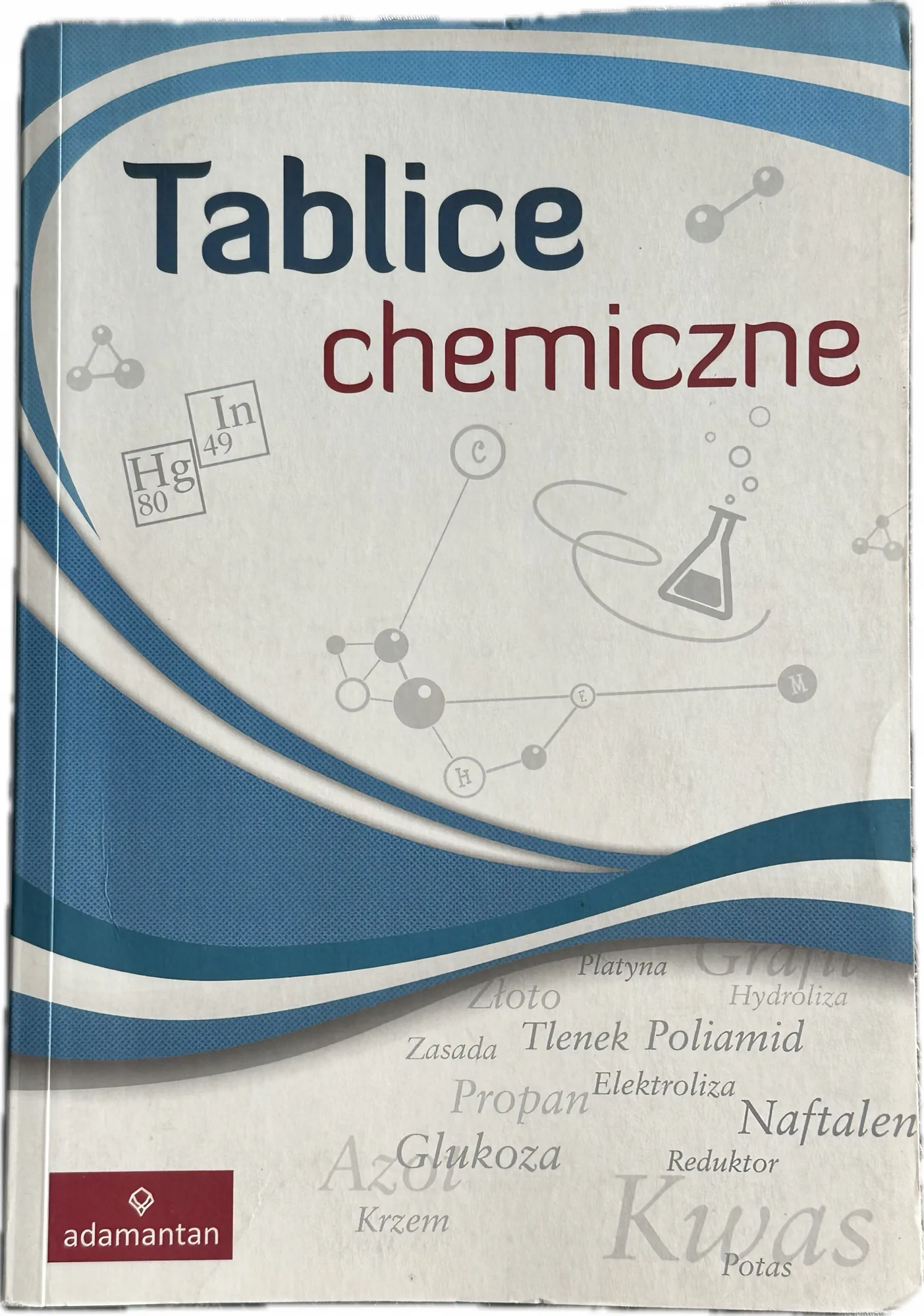 Okładka: TABLICE CHEMICZNE ściąga bryk chemia