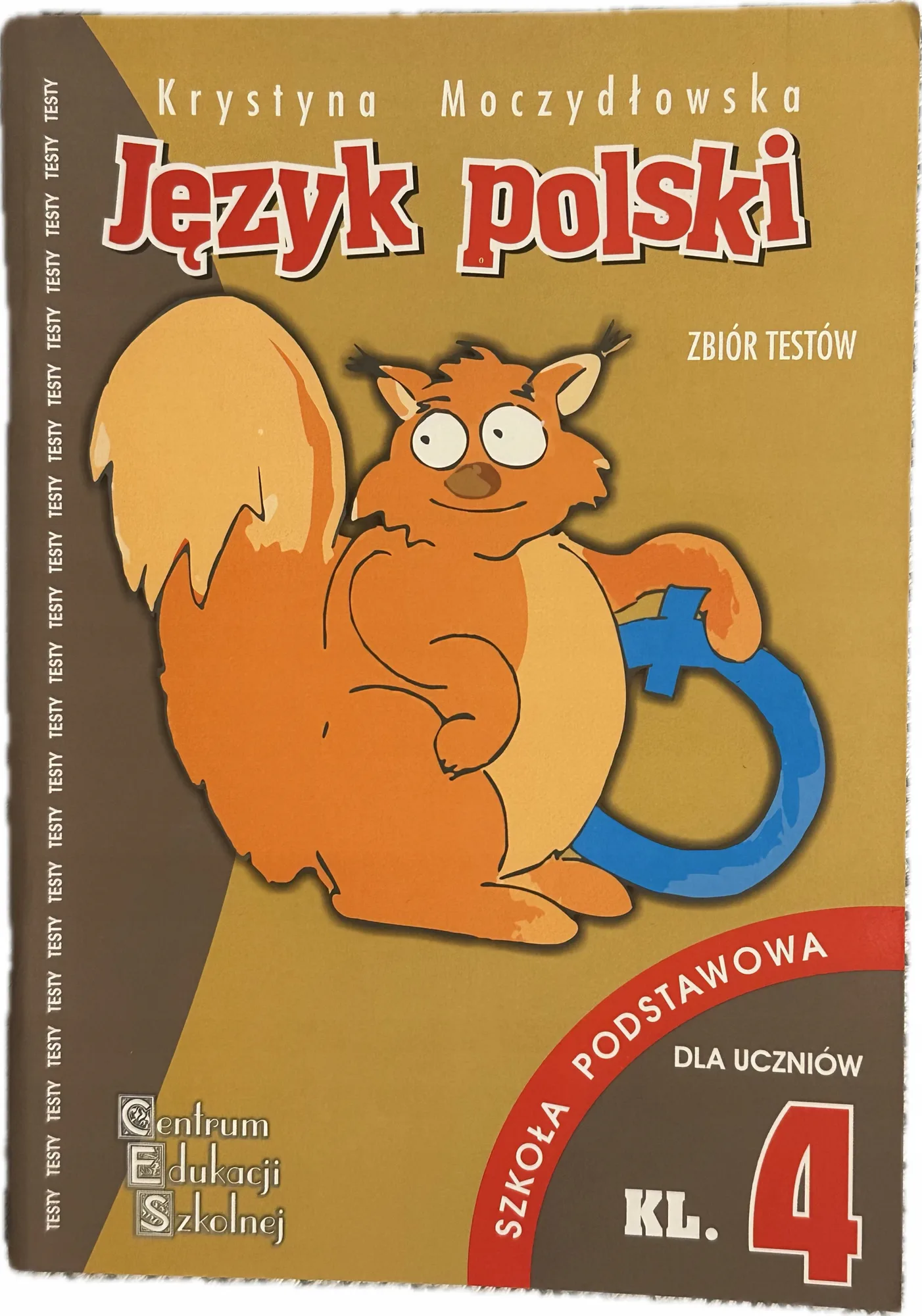 Okładka: Język polski sprawdziany testy klucze odpowiedzi klasa 4