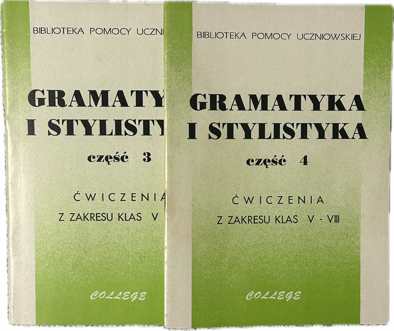 Okładka: Gramatyka i stylistyka ćwiczenia klasa 5 6 7 8 część 3 i 4