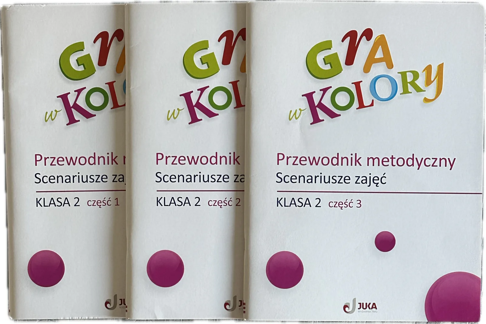 Okładka: GRA W KOLORY KLASA 2 przewodnik metodyczny scenariusze lekcji zajęć JUKA