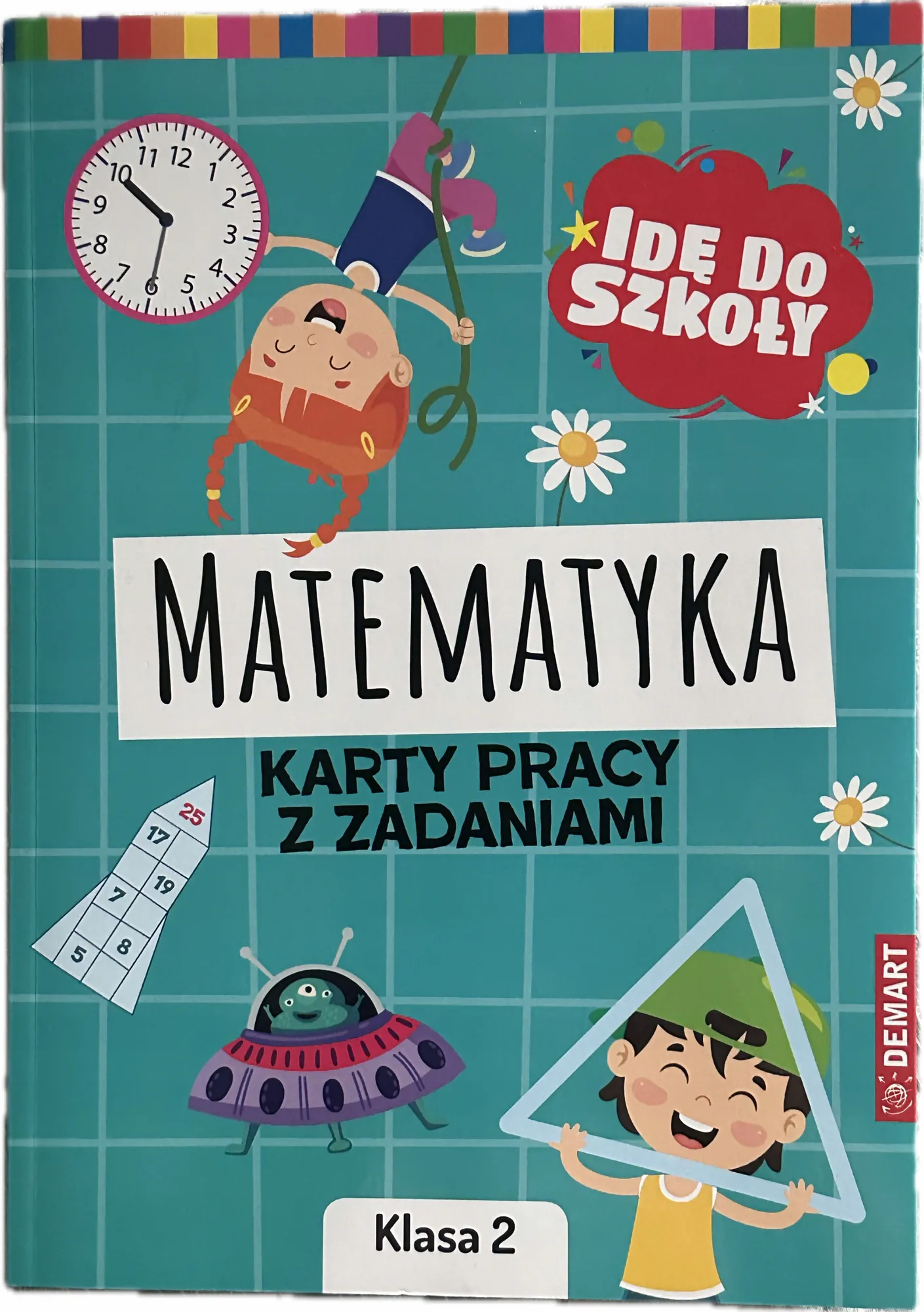 Okładka: MATEMATYKA klasa 2 karty pracy zadania z treścią ćwiczenia